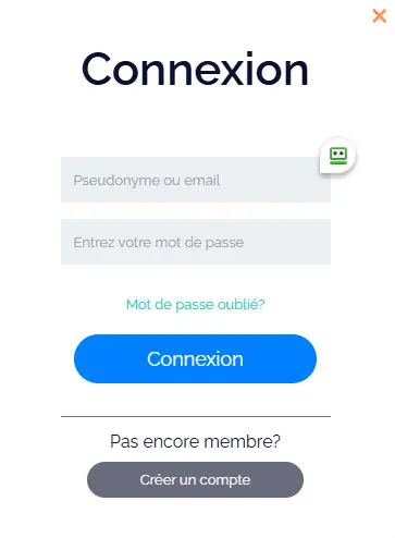 Connexion des membres du FEZBET CASINO