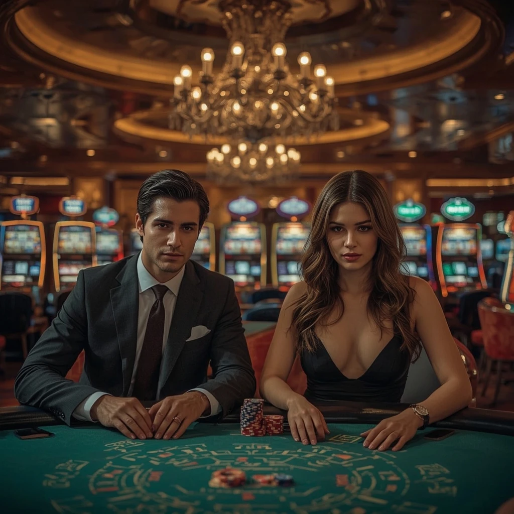Deux joueurs de poker dans un FezBet Casino